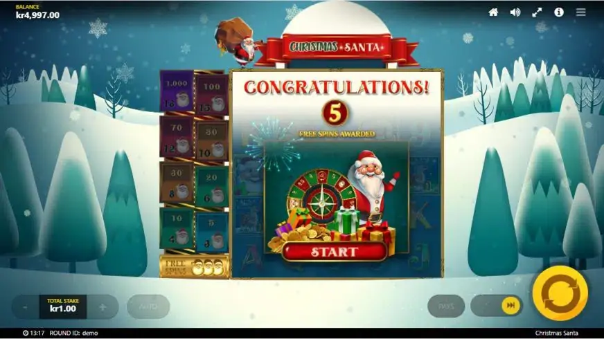 Christmas Santa slot screenshot 3