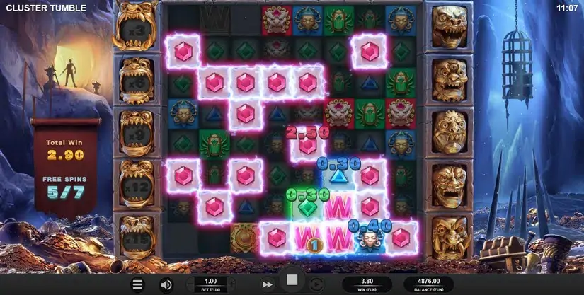 Cluster Tumble slot screenshot 5