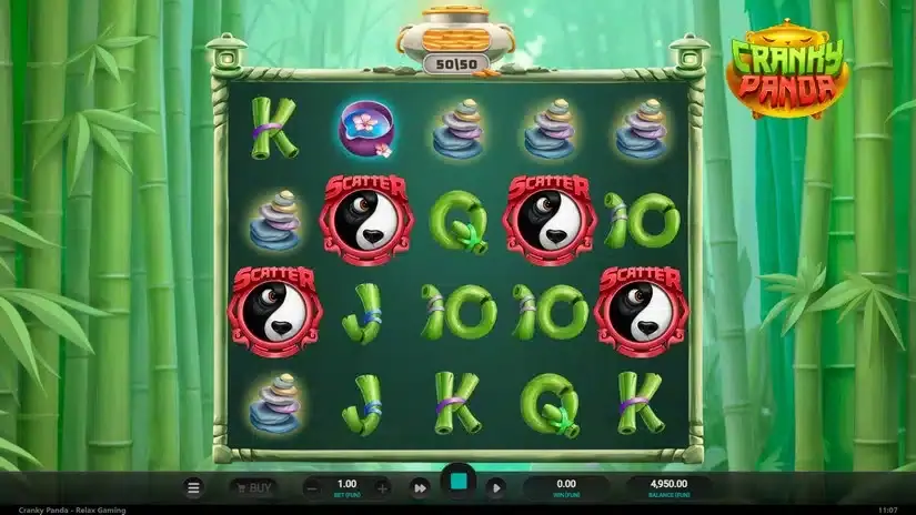 Cranky Panda slot screenshot 2