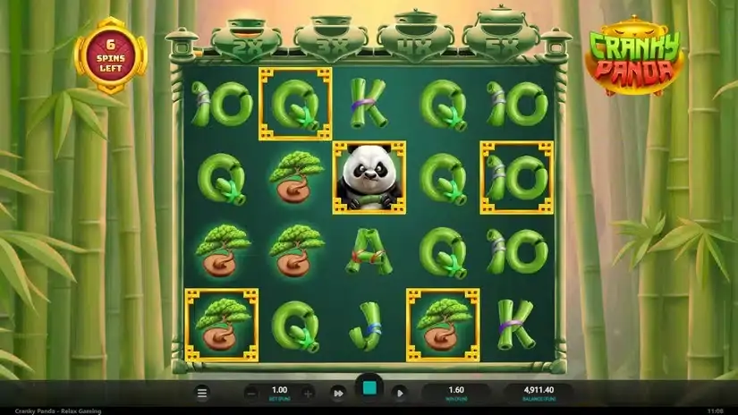 Cranky Panda slot screenshot 5
