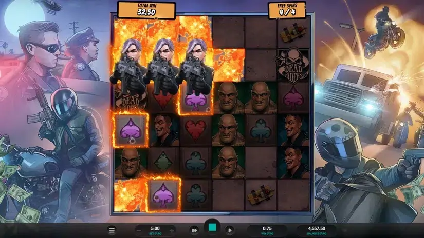 Dead Riders Trail slot screenshot 