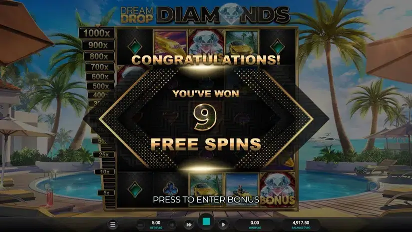 Dream Drop Diamonds slot screenshot 5