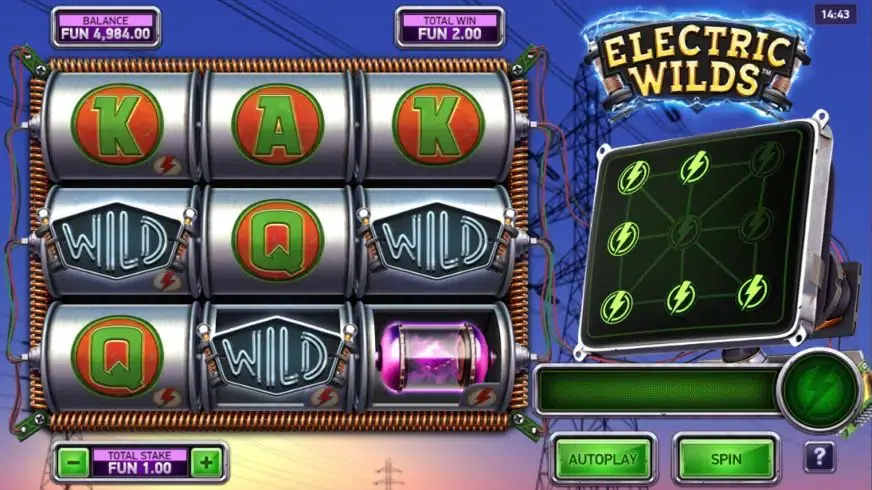 Electric Wilds slot screenshot 