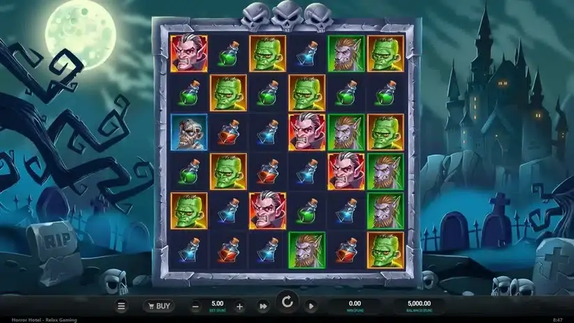 Horror Hotel slot screenshot 