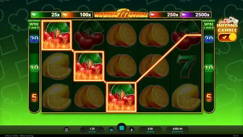 Inferno Strike slot screenshot 5