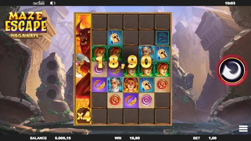 Maze Escape Megaways slot screenshot 3