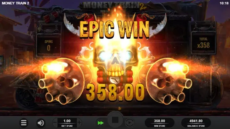 Money Train 2 slot screenshot 