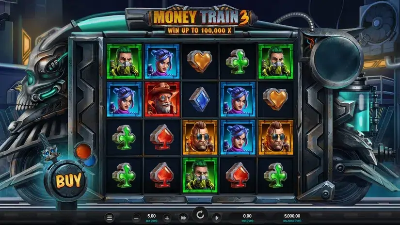 Money Train 3 slot screenshot 
