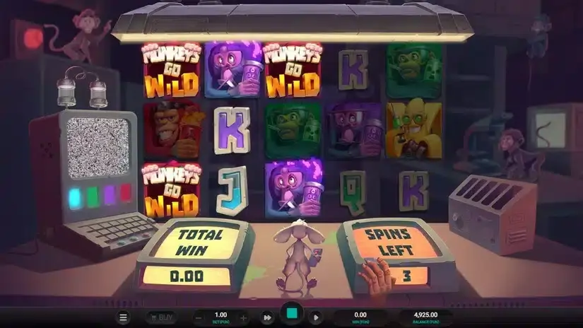 Monkeys Go Wild slot screenshot 4