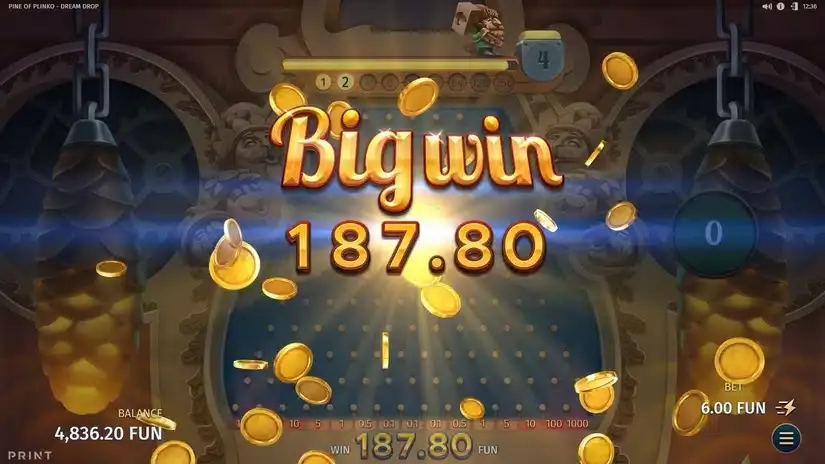 Pine of Plinko Dream Drop slot screenshot 