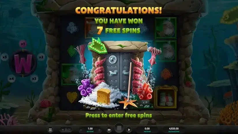 Shark Wash slot screenshot 2