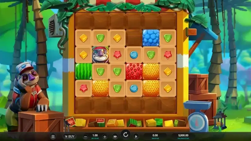 Sloth Tumble slot screenshot 