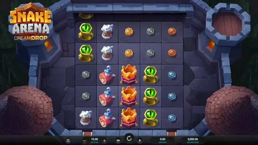 Snake Arena Dream Drop slot screenshot 
