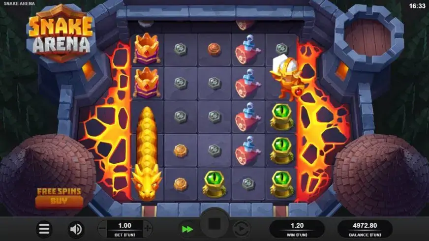 Snake Arena slot screenshot 3