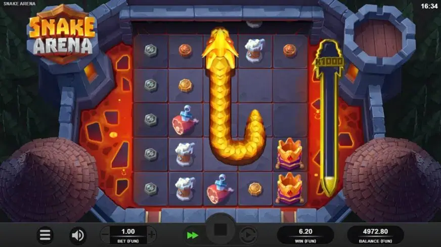 Snake Arena slot screenshot 4