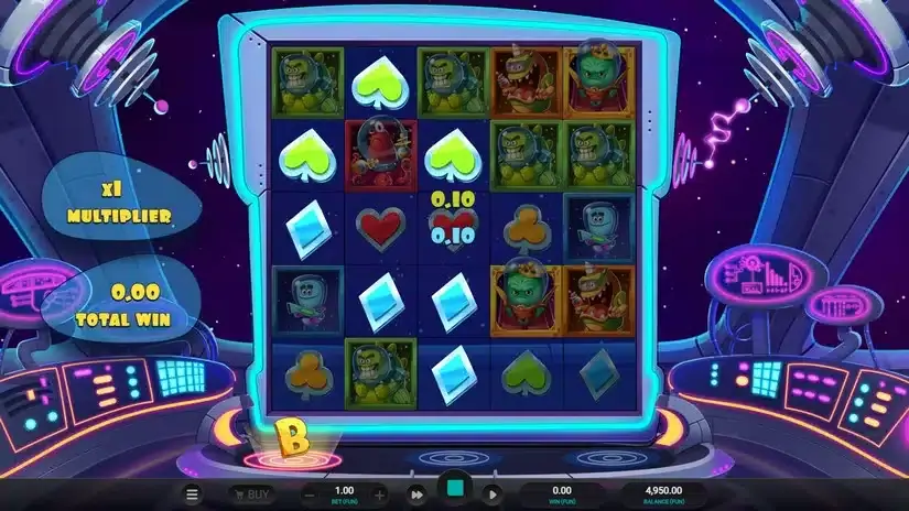 Space Attacks Dream Drop slot screenshot 3