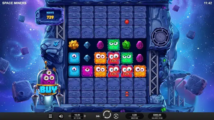 Space Miners slot screenshot