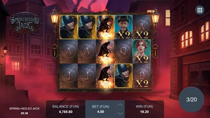 Spring Heeled Jack slot screenshot 9