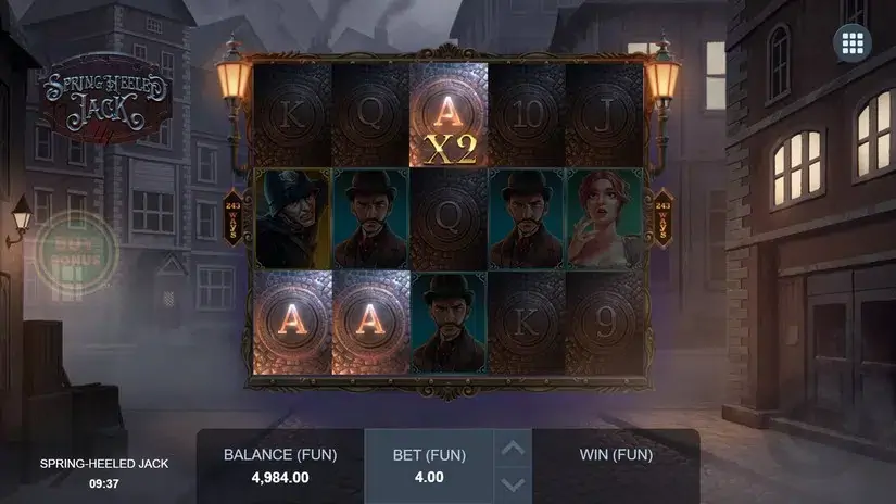 Spring Heeled Jack slot screenshot 2