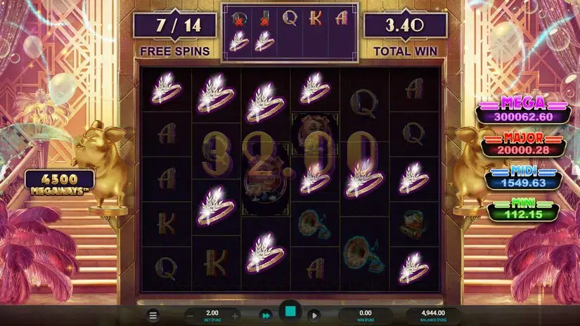 The Great Pigsby Megapays slot screenshot 7