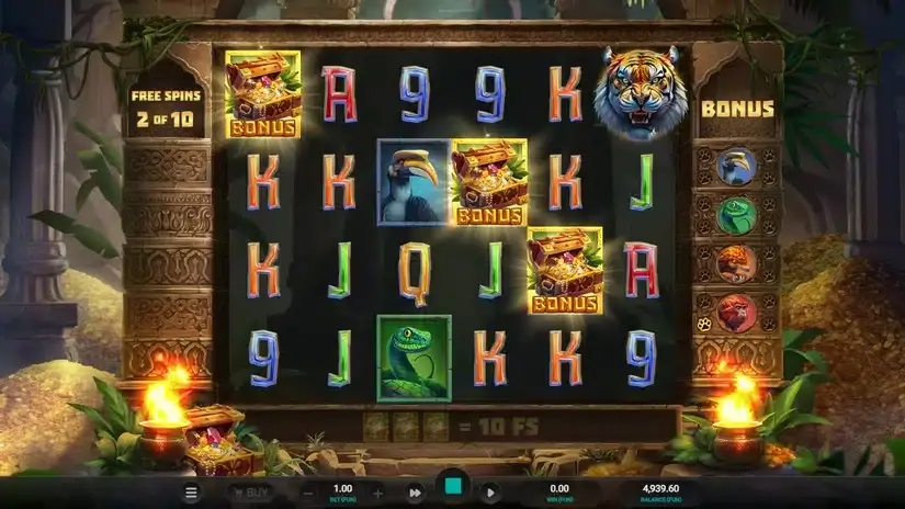 Tiger Shrine slot screenshot 4