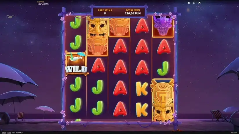 Tiki Bonanza slot screenshot 6