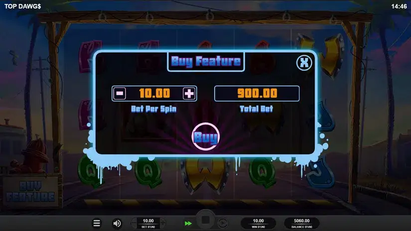 Top Dawg$ slot screenshot 2