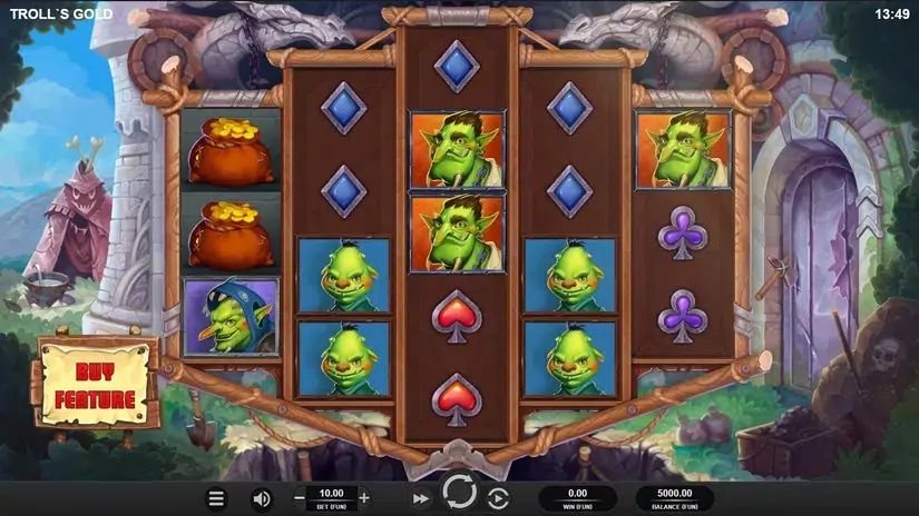 Troll’s Gold slot screenshot 