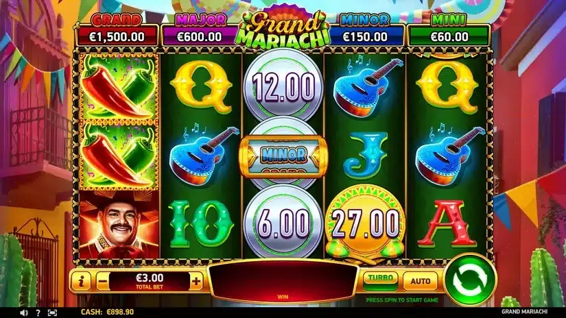 Grand Mariachi slot screenshot 
