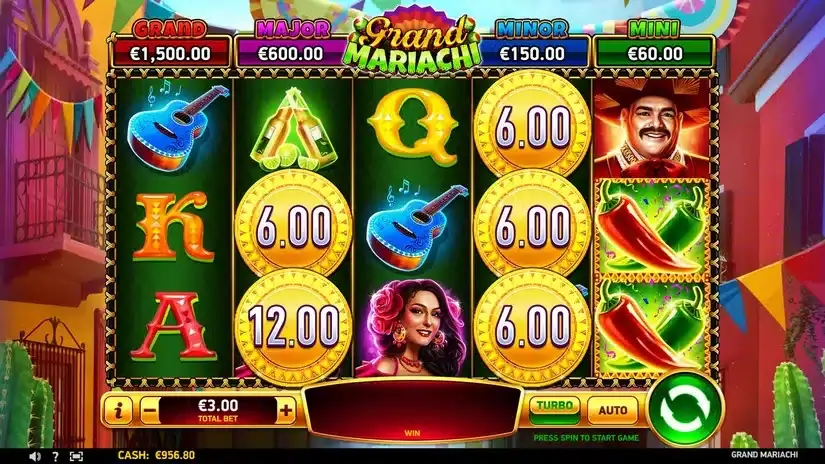 Grand Mariachi slot screenshot 3