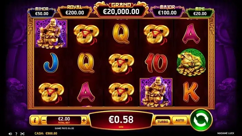 Madame Luck slot screenshot 2