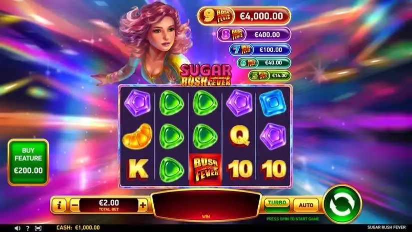 Sugar Rush Fever slot screenshot 1