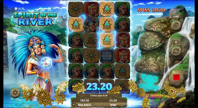 Spirit of the River slot screenshot 3