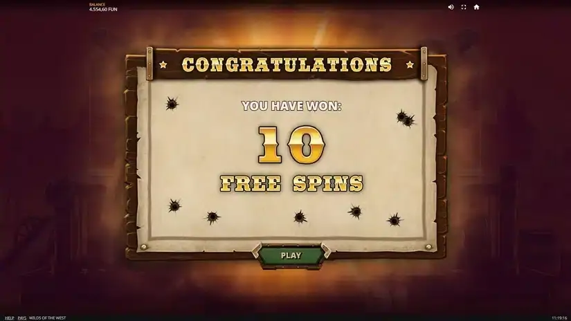 Wilds of the West slot screenshot 5