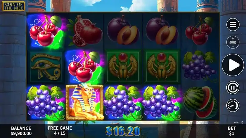 Coin of the Nile slot screenshot 3