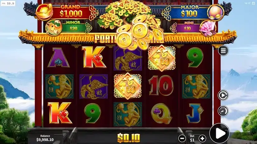 Fortunes Rising slot screenshot 2