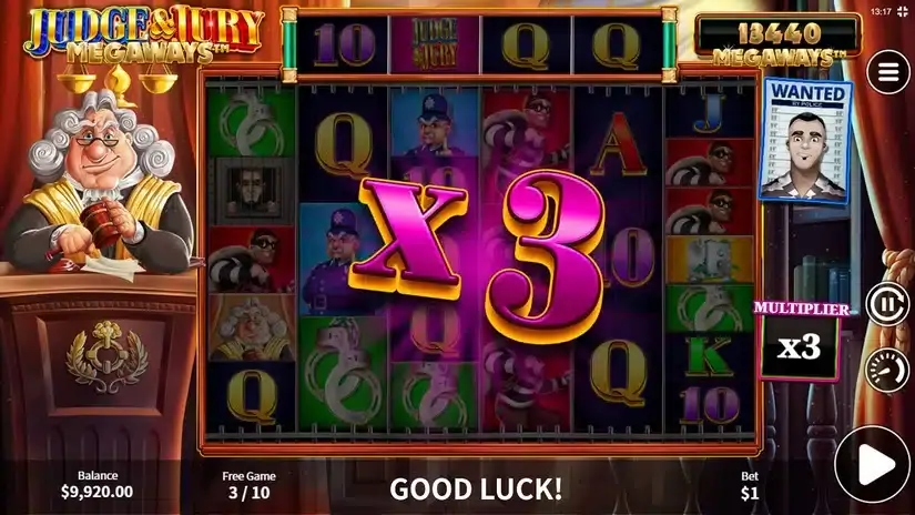 Judge and Jury Megaways slot screenshot 4