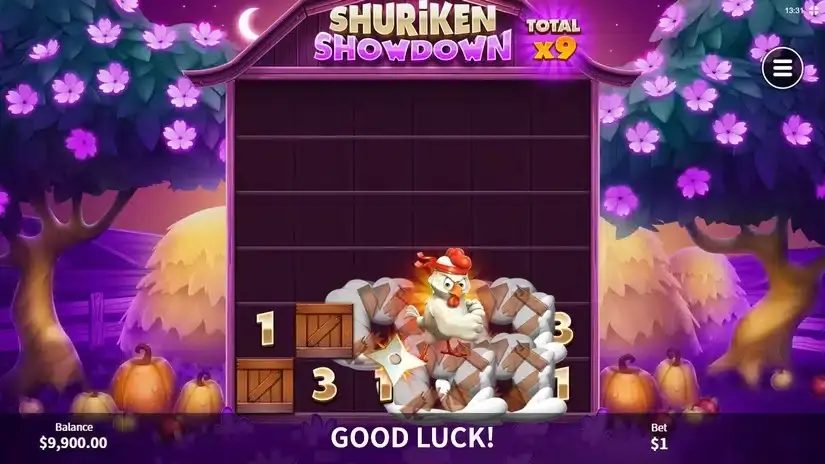 Nunchucks Chicken slot screenshot 3
