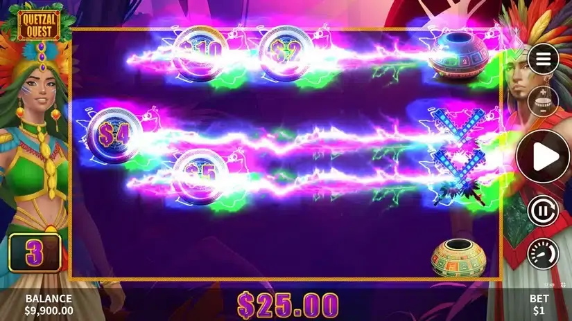 Quetzal Quest slot screenshot 4