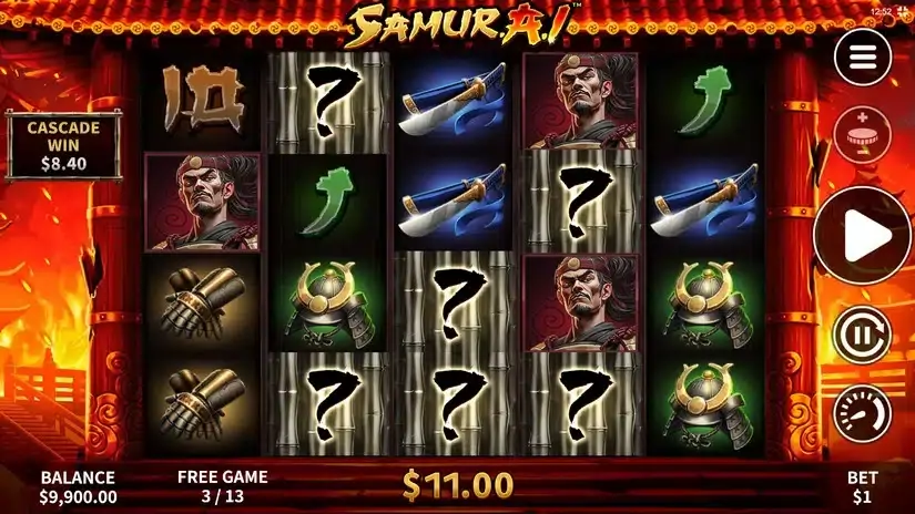 Samur.A.I slot screenshot 4