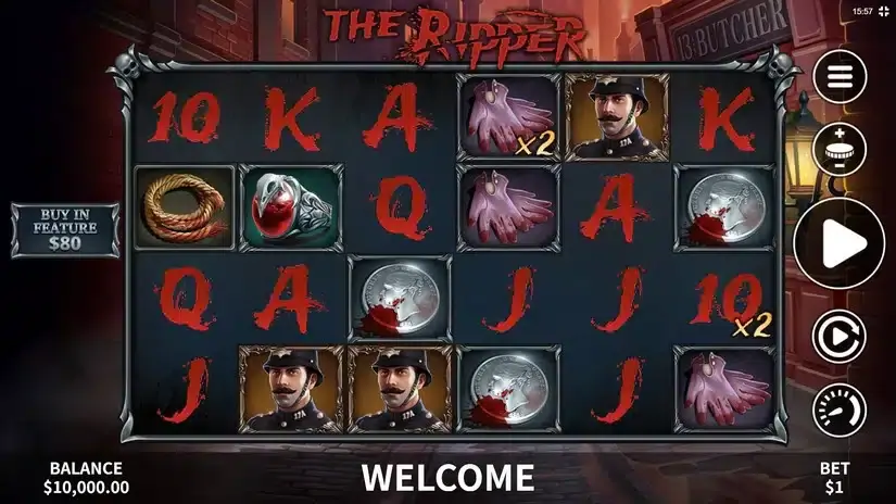 The Ripper slot screenshot 