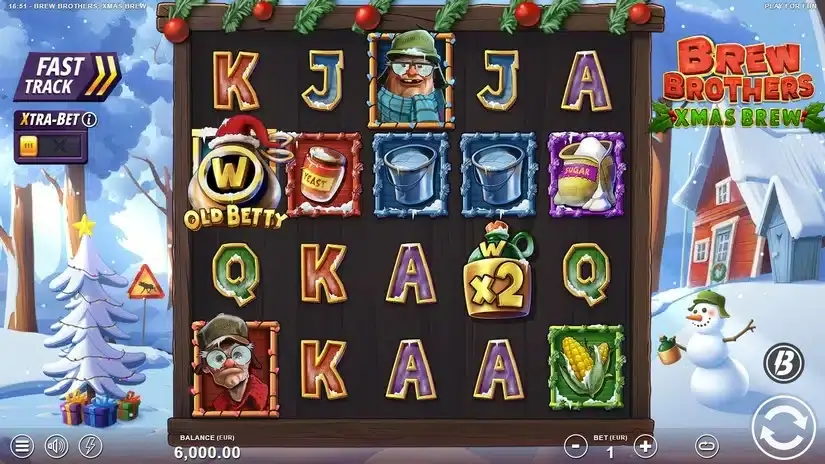 Brew Brothers Xmas Brew slot screenshot 