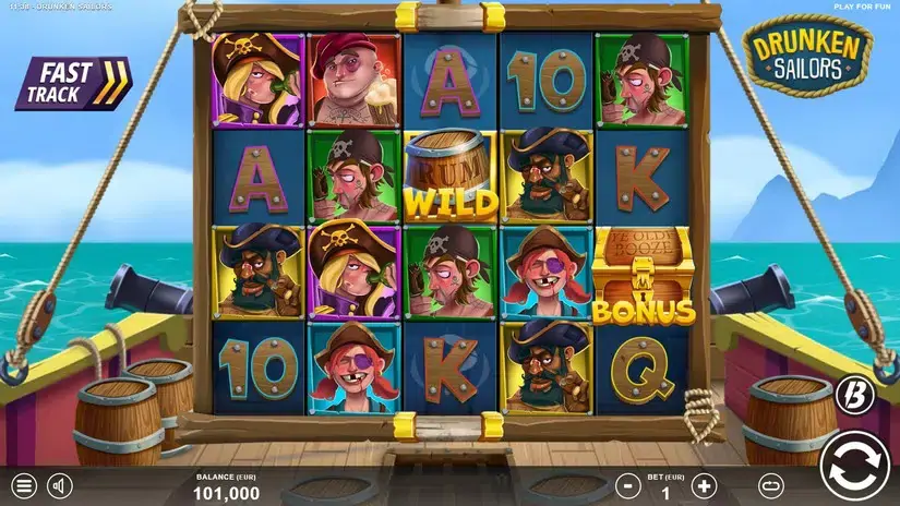 Drunken Sailors slot screenshot 1