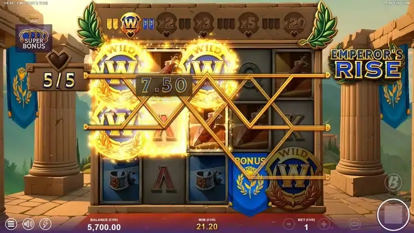 Emperor’s Rise slot screenshot 