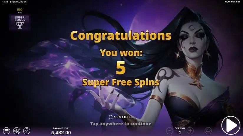 Eternal Dusk slot screenshot 4