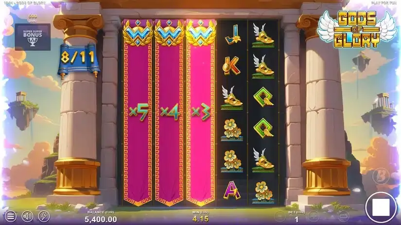 Gods of Glory slot screenshot 5