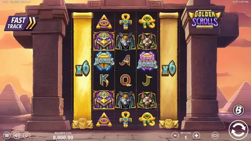 Golden Scrolls slot screenshot 