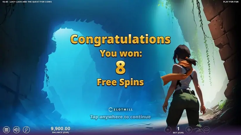 Lucy Luck and the Quest for Coins slot screenshot 3