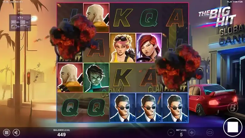 The Big Hit slot screenshot 3