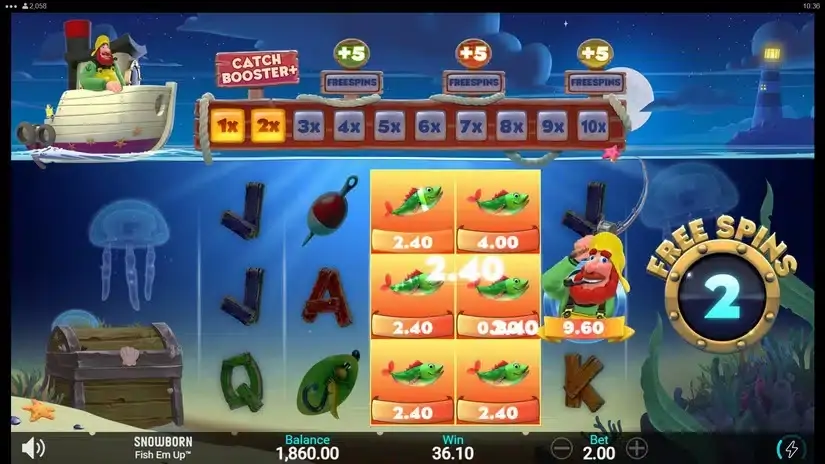 Fish ‘Em Up slot screenshot